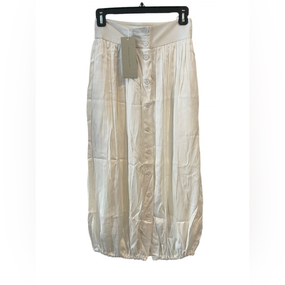 Palmer Harding Cream Pleated Balloon Skir Size: XS (US 0/2, UK 6, IT 38, FR 34) - Picture 1 of 11